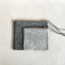 Load image into Gallery viewer, Kyoto Leather Pouch in Grey
