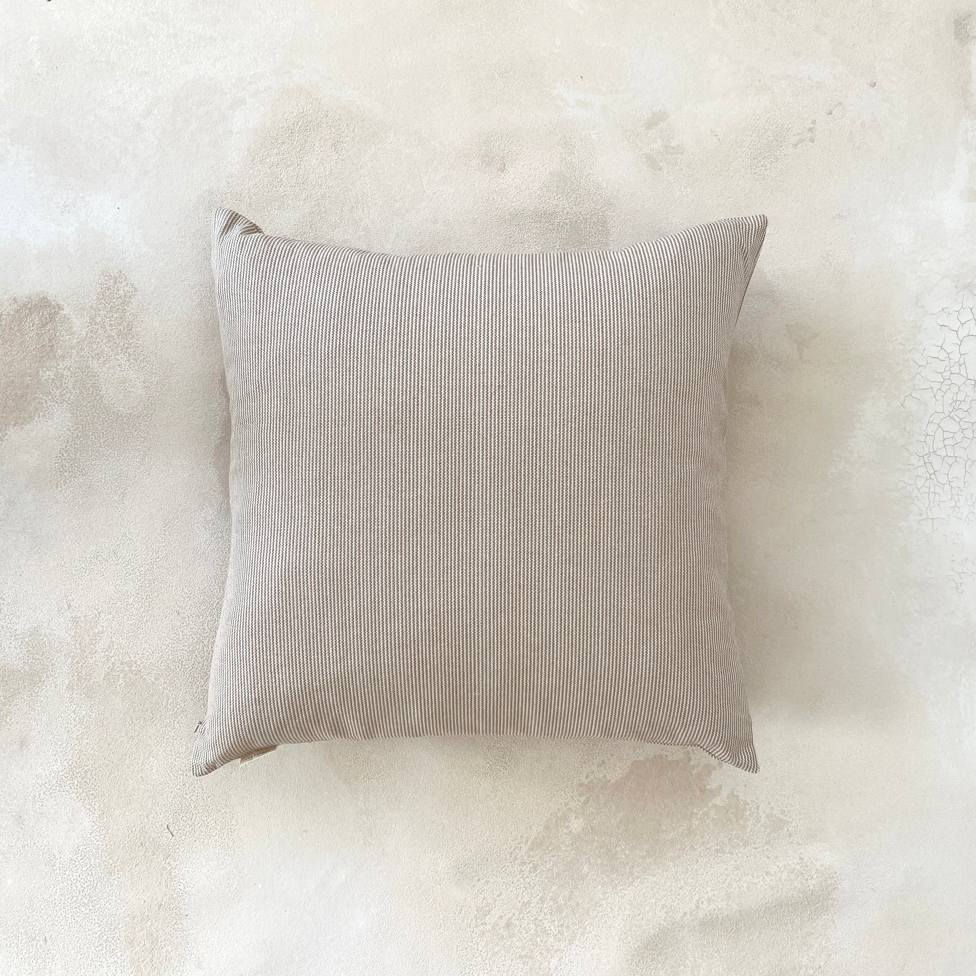 Pinstripe Pillow in Clay