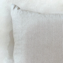 Load image into Gallery viewer, Pinstripe Pillow in Clay