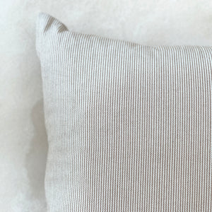 Pinstripe Pillow in Clay