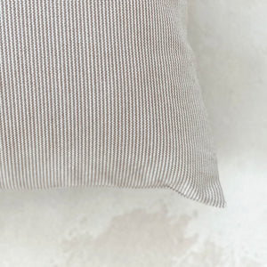 Pinstripe Pillow in Clay