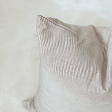 Load image into Gallery viewer, Pinstripe Pillow in Clay