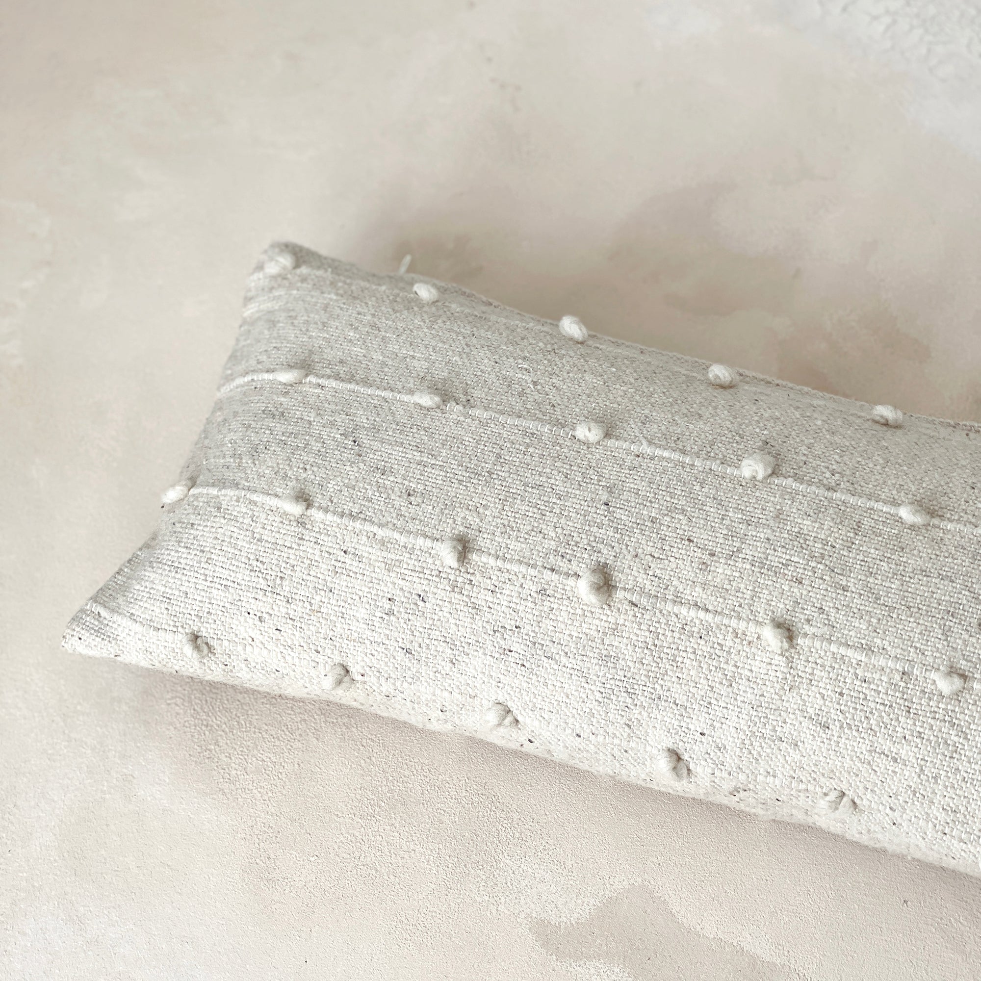 Wool Lumbar Loop Pillow