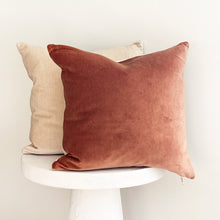 Load image into Gallery viewer, Velvet &amp; Linen Pillow