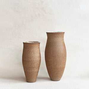 Soft Curved Sandy Vase