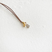 Load image into Gallery viewer, Tiny Diamond Raindrop Necklace