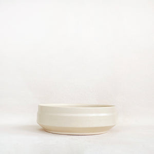 Angular Bowl in Eggshell