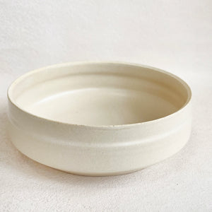 Angular Bowl in Eggshell