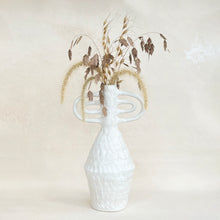 Load image into Gallery viewer, Pinched Vase in White