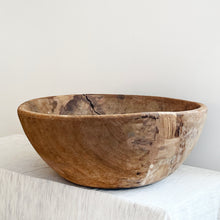 Load image into Gallery viewer, Large Nepali Wooden Bowl