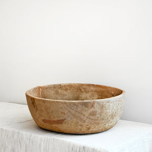 Large Nepali Wooden Bowl