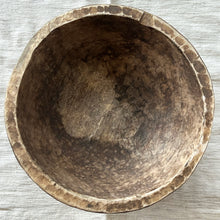 Load image into Gallery viewer, Large Nepali Wooden Bowl