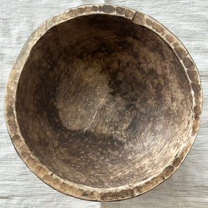 Large Nepali Wooden Bowl