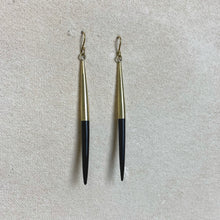 Load image into Gallery viewer, Brass &amp; Bone Earrings