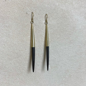 Brass & Bone Earrings