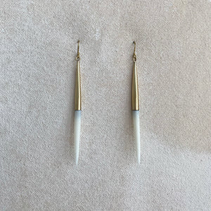 Brass & Bone Earrings