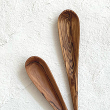 Load image into Gallery viewer, Tapered Olive Wood Spoon